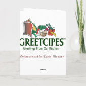 ケージャンのエビの挨拶 カード (裏面)