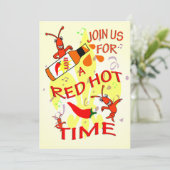 ケージャンのテーマのパーティの招待状 招待状 (スタンド正面)