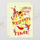 ケージャンのテーマのパーティの招待状 招待状 (正面/裏面)