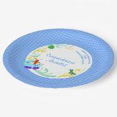 ケージャンの男の赤ちゃん ペーパープレート (アングル)