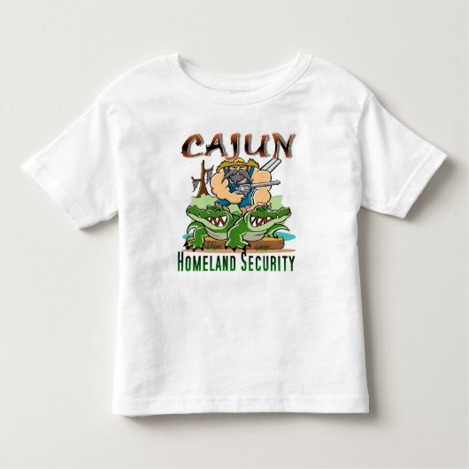 ケージャンの自国の保安 トドラーTシャツ (正面)