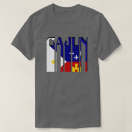 ケージャンのAcadianaの旗のルイジアナのレトロのTシャツ Tシャツ