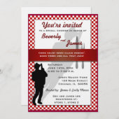 ケージャンのCookinのブライダルシャワーの黒板のデザイン 招待状 (正面/裏面)