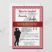 ケージャンのCookinのブライダルシャワーの黒板のデザイン 招待状 (正面)