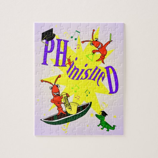 ケージャンのCrawfish PhD "PHinisheD"は終わりました ジグソーパズル (縦)