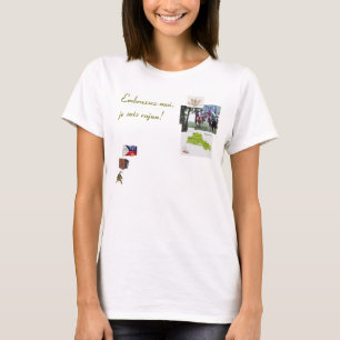 ケージャンのTシャツ、Embrassez moiのjeのsuisカリフォルニア… Tシャツ