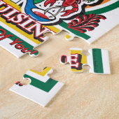 ケージャンクレオールマルディグラスクロコダイル ジグソーパズル (側面)