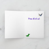 ケージャンクロウフィッシュハッピーバースデー カード (内部)