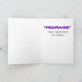 ケージャンクロウフィッシュ誕生日スター カード (内部)