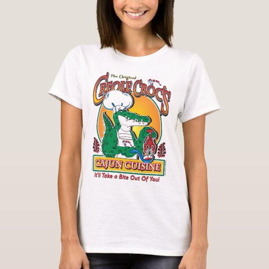 ケージャンクロックスセオールキュイジーヌ Tシャツ (正面)