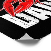 ケージャンクロフィッシュクロダディクレイフィッシュギフトオーバー ポスター (角)