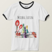 ケージャンクロフィッシュシェフ Tシャツ (デザイン正面)