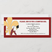 ケージャンクロフィッシュジャズ卒業パーティー 招待状 (裏面)