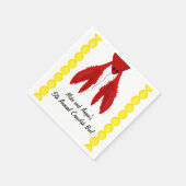 ケージャンクロフィッシュボイルパーティーナプキン スタンダードカクテルナプキン (角)