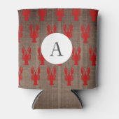 ケージャンクロフィッシュ&バフェイクラップ |モノグラム 缶クーラー (正面)