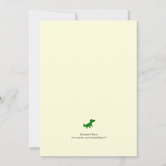 ケージャンクロフィッシュ(紋章の)フラ・ダ・リ卒業招待状 招待状 (裏面)