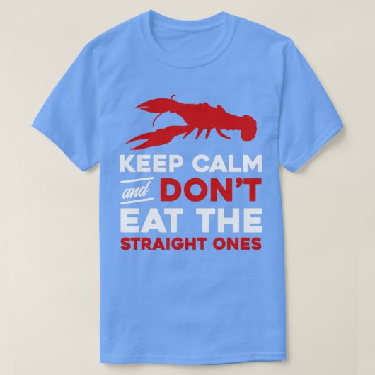 ケージャンザリガニの煮沸デザインパーティー Tシャツ (デザイン正面)