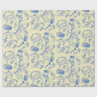 ケージャンシーフードボイル – 南の沿岸贈り物紙 ラッピングペーパー