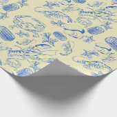 ケージャンシーフードボイル – 南の沿岸贈り物紙 ラッピングペーパー (角)