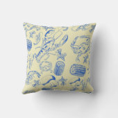 ケージャンシーフードボイル – 南海岸料理アート クッション (裏面)