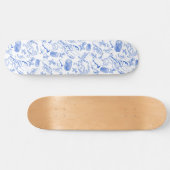 ケージャンシーフードボイル – 南海岸料理アート スケートボード (横)