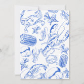 ケージャンシーフードボイル – 南海岸料理アート 招待状 (裏面)