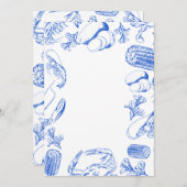 ケージャンシーフードボイル – 南海岸料理アート 招待状 (正面/裏面)