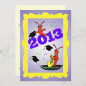 ケージャンテーマの卒業2013パーティの招待状 招待状 (正面/裏面)