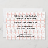 ケージャンパーソナライズされたクロフィッシュ(紋章の)フラ・ダ・リ招待状 招待状 (裏面)