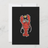 ケージャンルイジアナメリークリスマスCrabmas X-Mas Lobs 招待状 (正面)