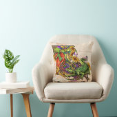 ケージャンルイジアナヴィンテージの地図 クッション (椅子)