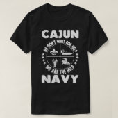 ケージャン海軍災害レリーフ、 浮き彫り支援ボランティアギフト Tシャツ (デザイン正面)