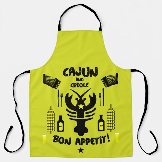ケージャン&クレオール調理師 エプロン (正面)