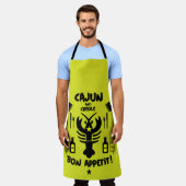 ケージャン&クレオール調理師 エプロン (着用した状態)