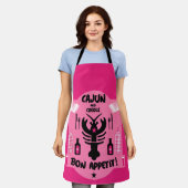 ケージャン&クレオール調理師 エプロン (着用した状態)