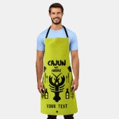 ケージャン&クレオール調理師 エプロン (着用した状態)