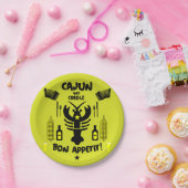 ケージャン&クレオール調理師 ペーパープレート (パーティー)