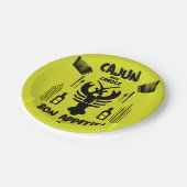 ケージャン&クレオール調理師 ペーパープレート (アングル)