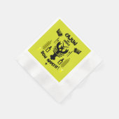 ケージャン&クレオール調理師 縁ありカクテルナプキン (角)