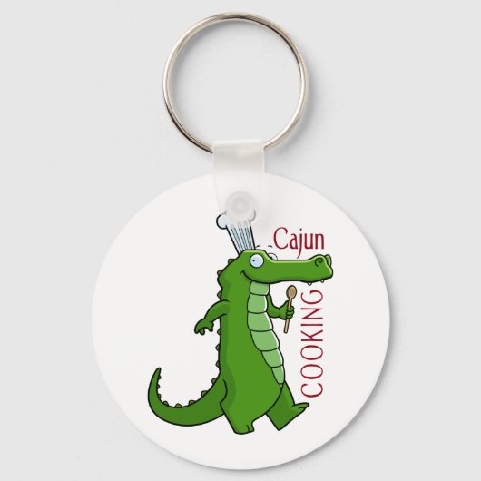 ケージャン_料理 キーホルダー (正面)