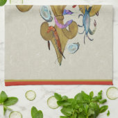 ケージャン(紋章の)フラ・ダ・リキッチンタオル キッチンタオル (折り畳み)