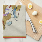 ケージャン(紋章の)フラ・ダ・リキッチンタオル キッチンタオル (四つ折り)