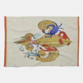 ケージャン(紋章の)フラ・ダ・リキッチンタオル キッチンタオル (横)