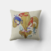 ケージャン（紋章の）フラ・ダ・リ装飾用クッションfrom art クッション (裏面)