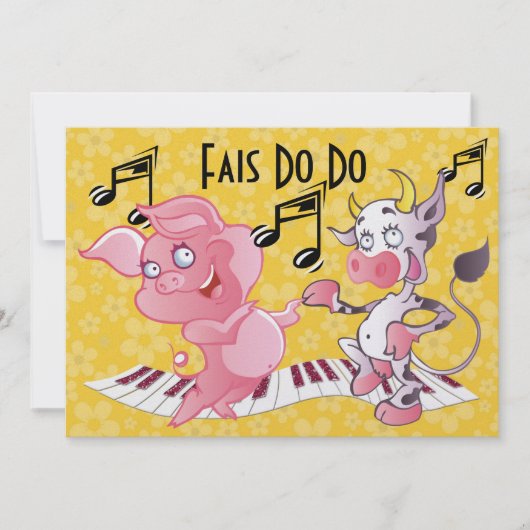 ケージャン- Fais Do -パーティー 招待状 (正面)