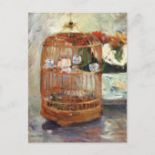 ケージ愛の鳥のバーザモリソット ポストカード (正面)