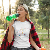 ケージTシャツの陽気でかわいい鳥 Tシャツ