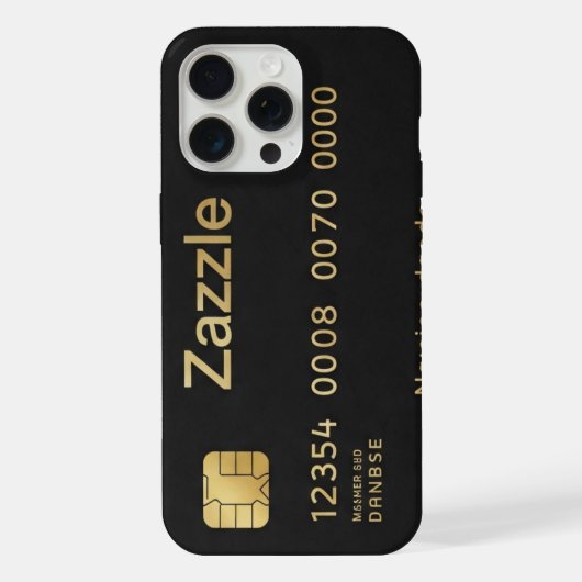 ケーステーマ名刺ブラックプレミアム iPhoneケース (裏面)