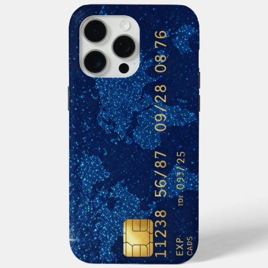 ケースブルーサファイヤ名刺 Case-Mate iPhoneケース (裏面)