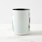 ケースホンドの水彩画ペットグッズ マグカップ (中央)